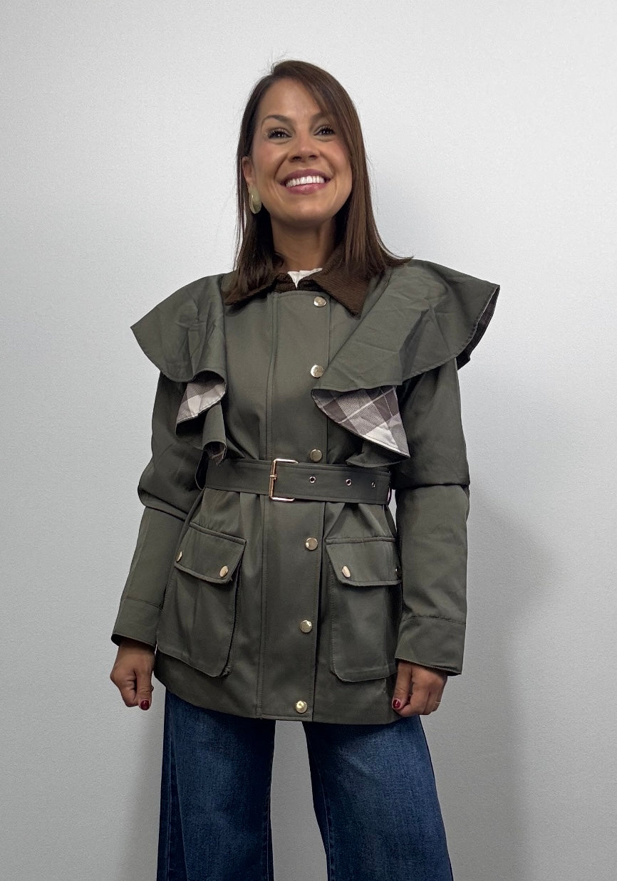 Chaqueta Diva volantes