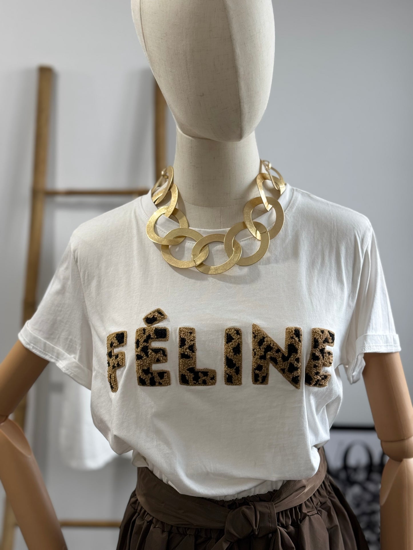 Camiseta FÉLINE algodón