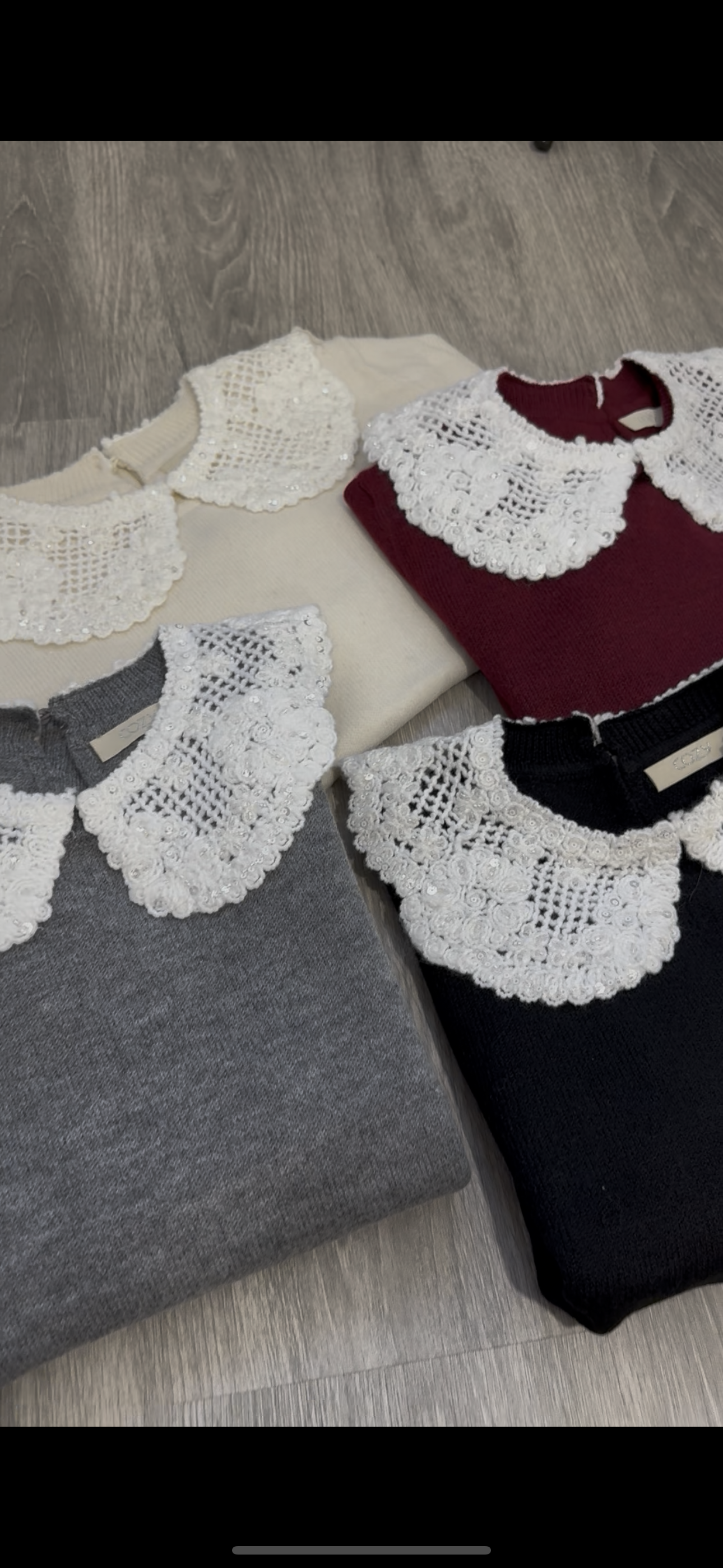 Jersey Cuello Encaje