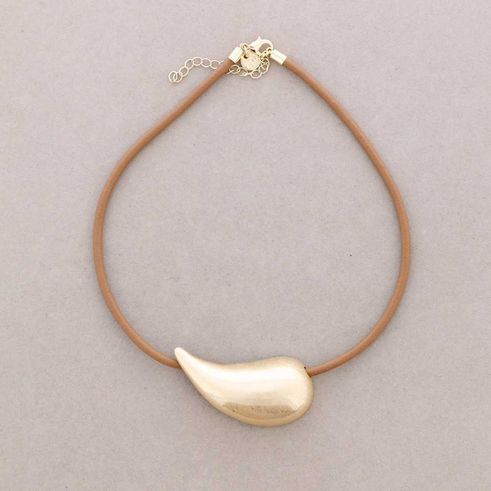 Gargantilla cordón GOTA metálica