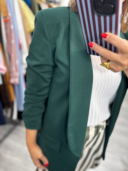 Blazer fruncido