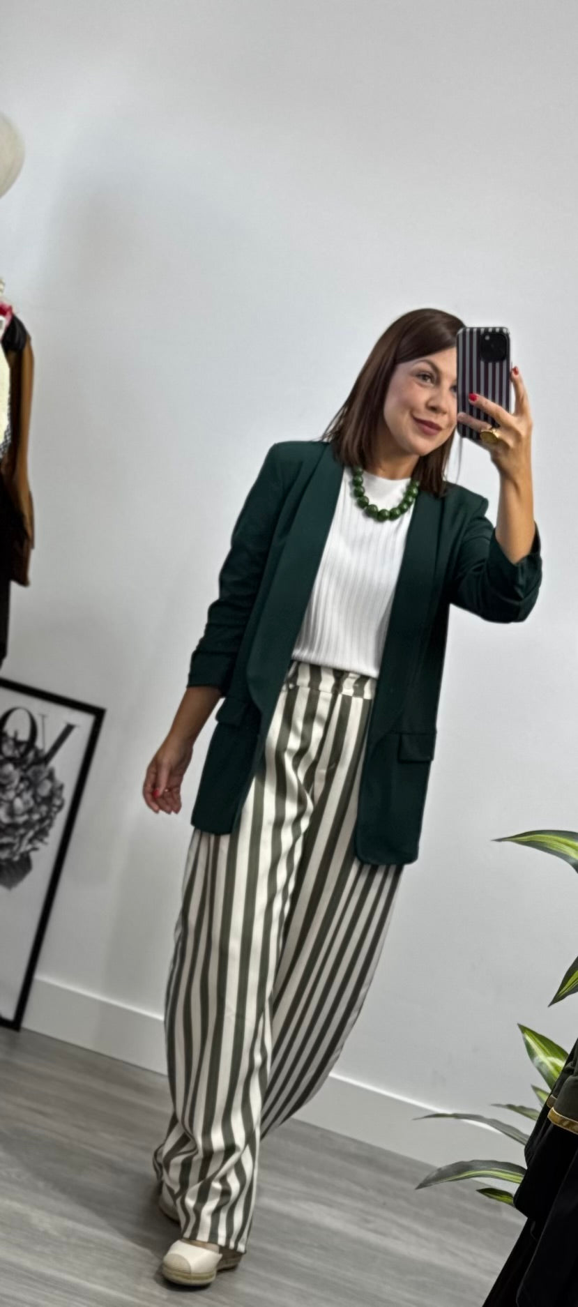 Blazer fruncido