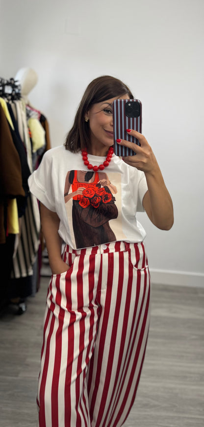 Camiseta Flores
