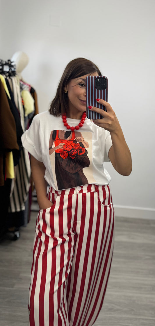 Camiseta Flores