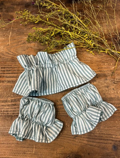 Cuello y puños Rayas