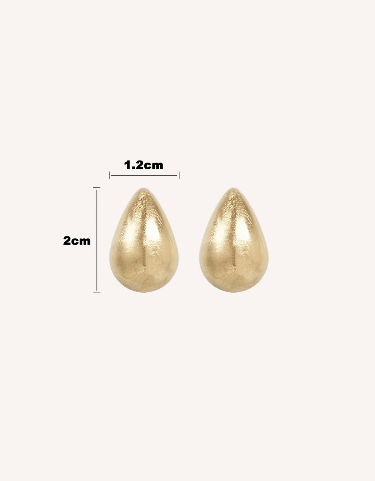 Pendientes Gota Risco