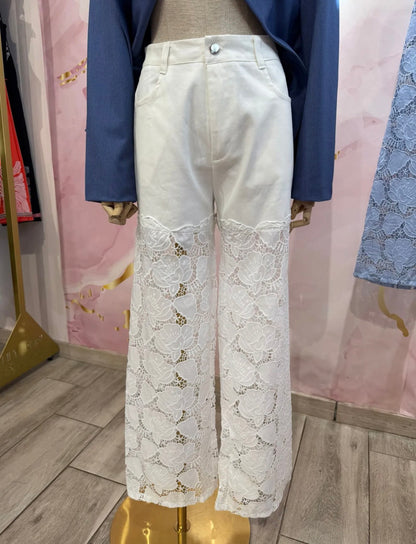 Pantalón encaje