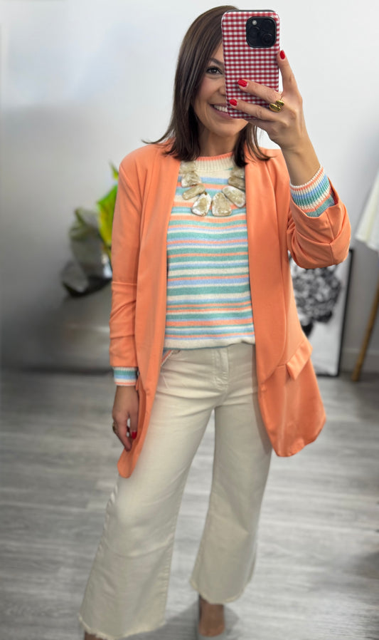 Blazer fruncido