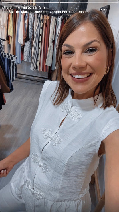 Blusa Mao con Alamares