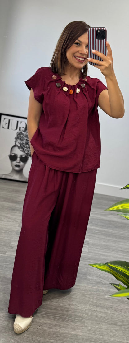 Camiseta con Pedrería