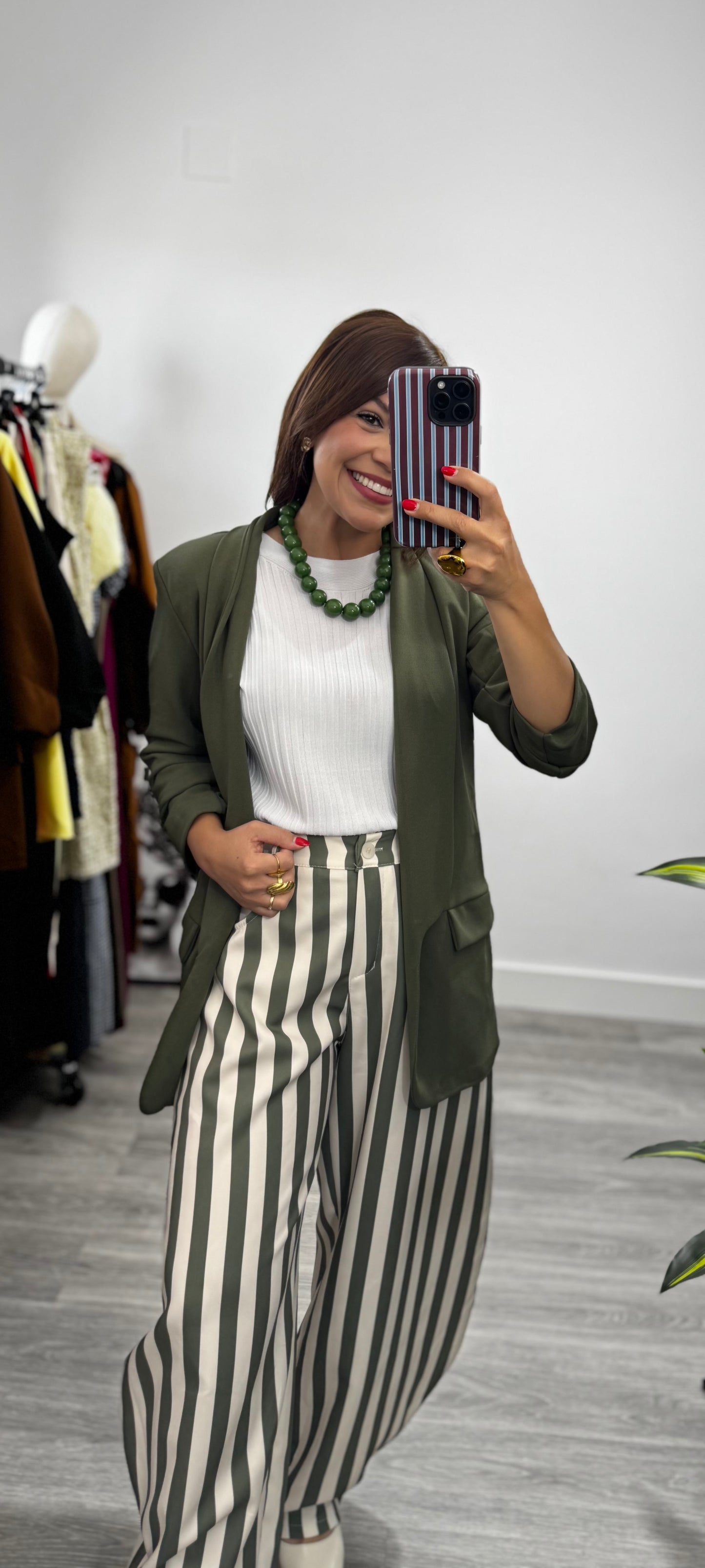Blazer fruncido