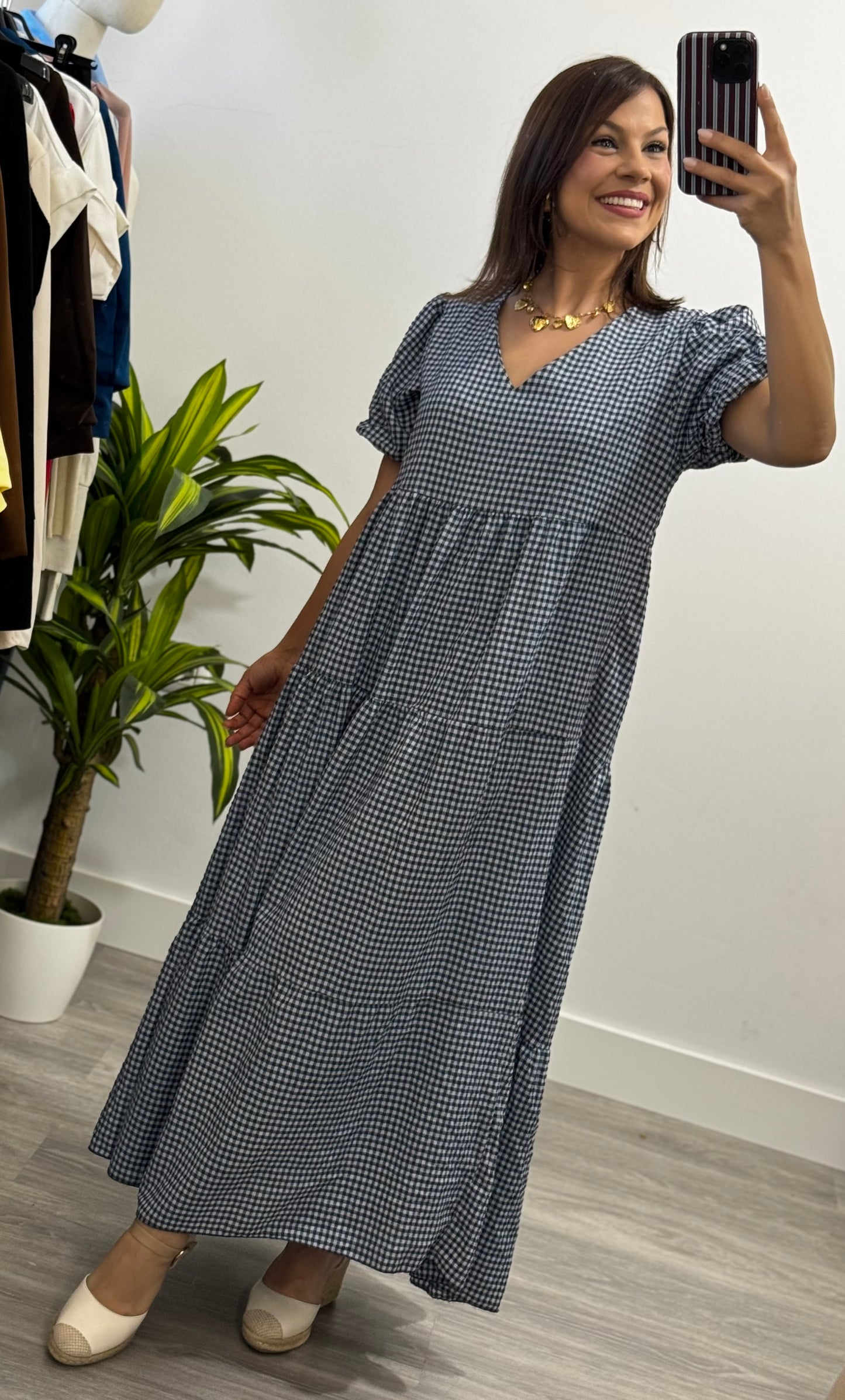 Vestido Vichy