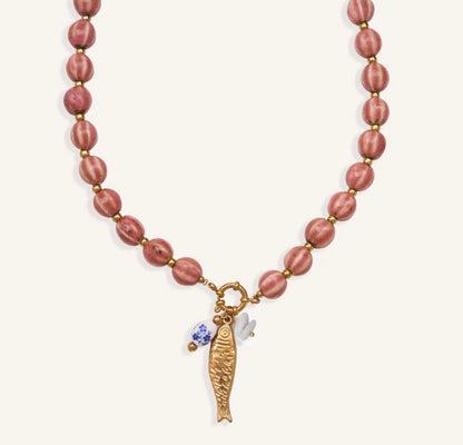 Collar Pescaíto Rosa