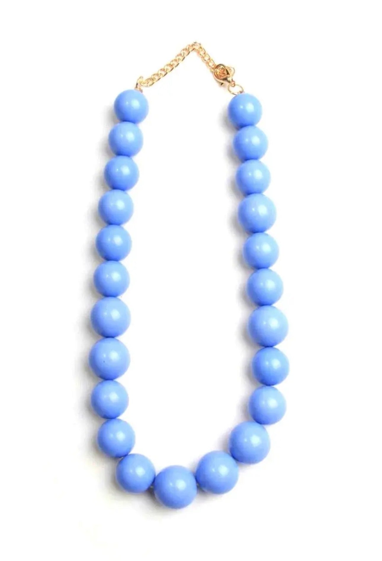 Gargantilla  de esferas elegantes Azul