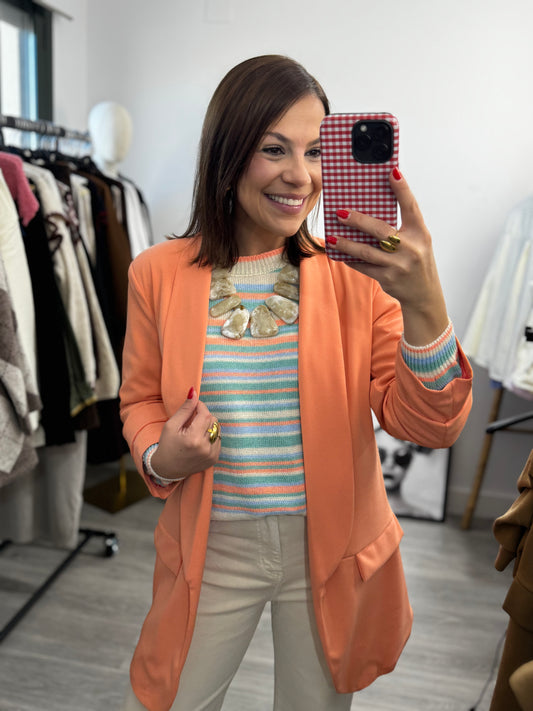 Blazer fruncido