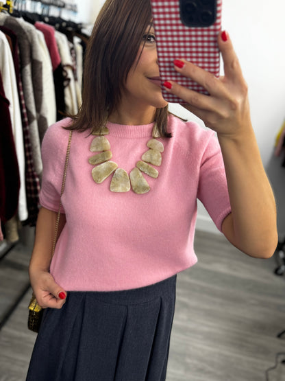 Jersey manga corta