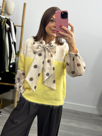 Blusa Lazada Lunares