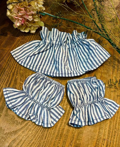 Cuello y puños Rayas