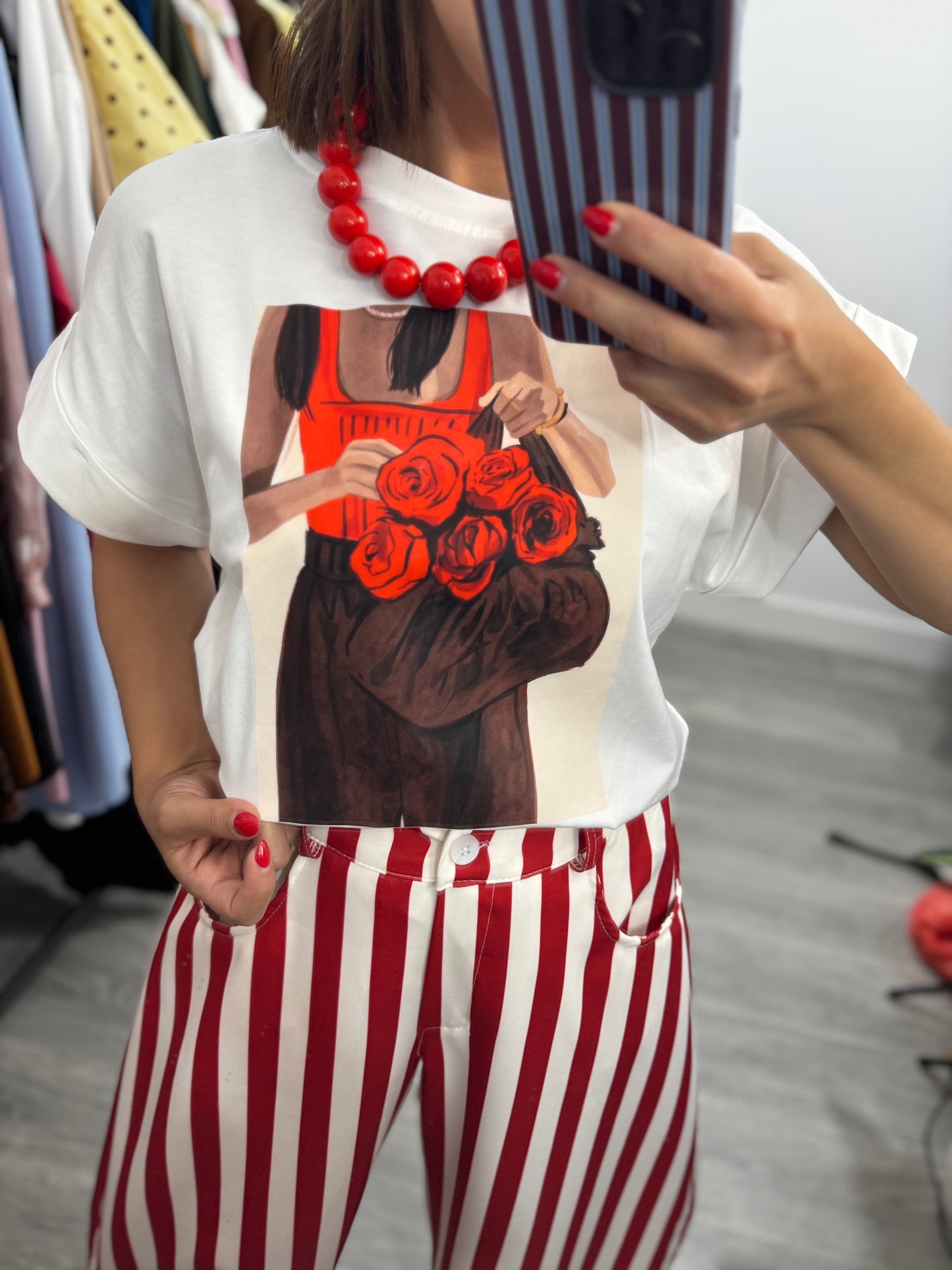 Camiseta Flores
