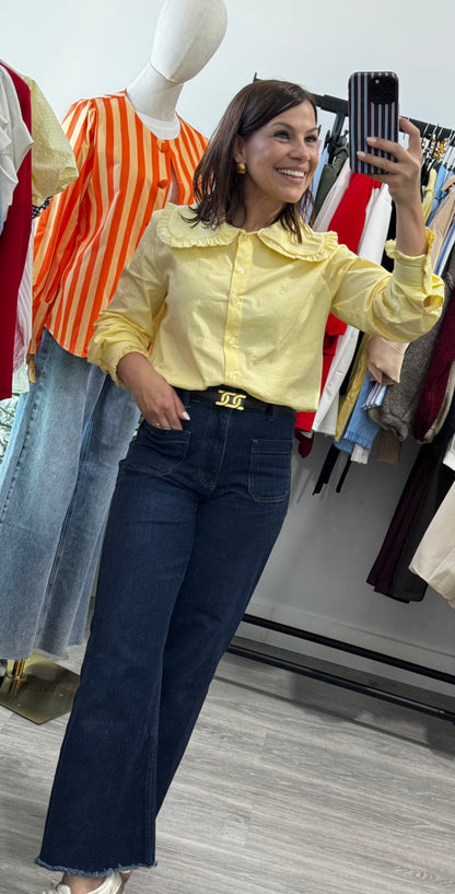 Camisa cuello bobo