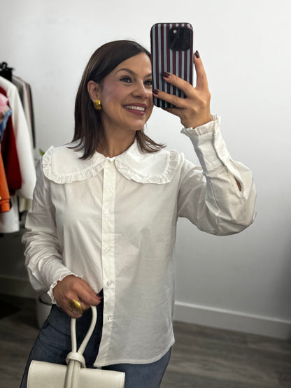 Camisa cuello bobo
