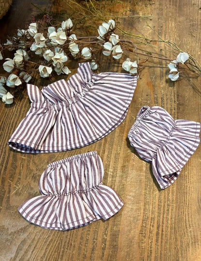 Cuello y puños Rayas