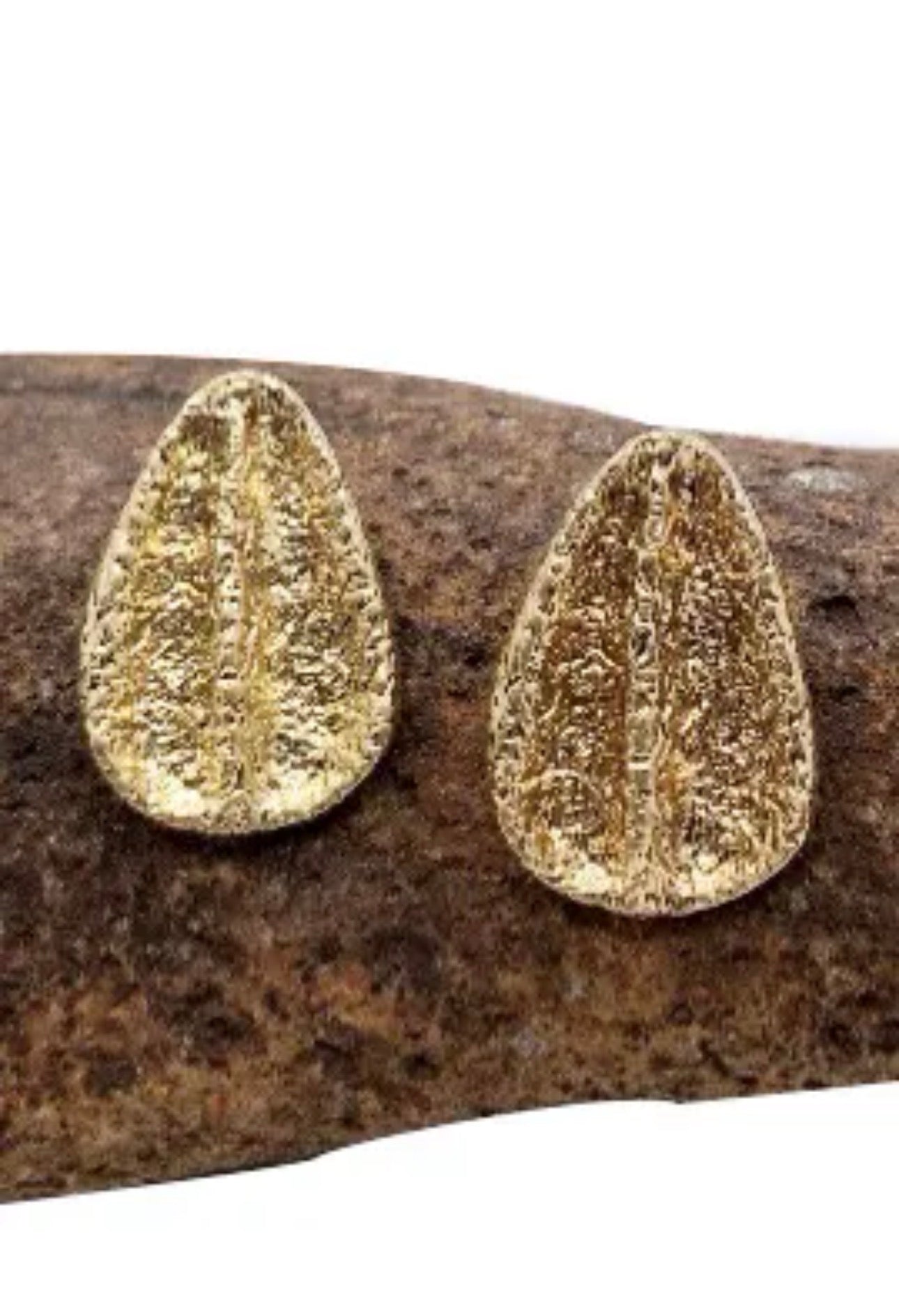 Pendientes Hojas Doradas