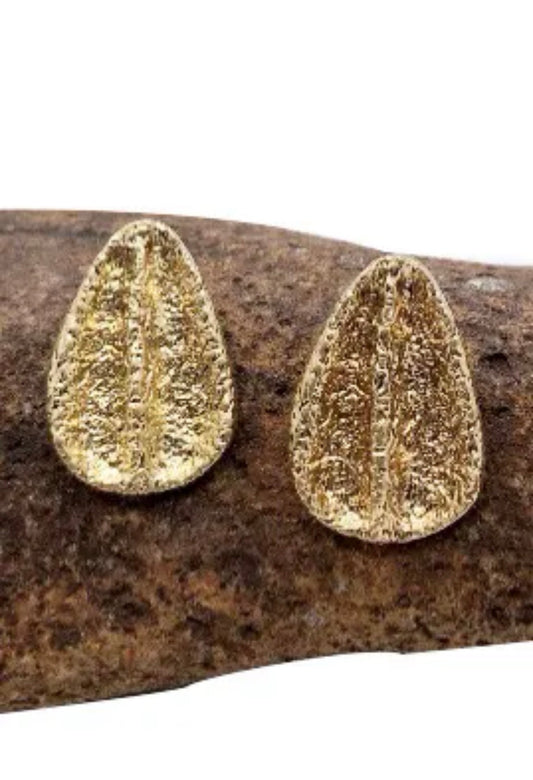 Pendientes Hojas Doradas