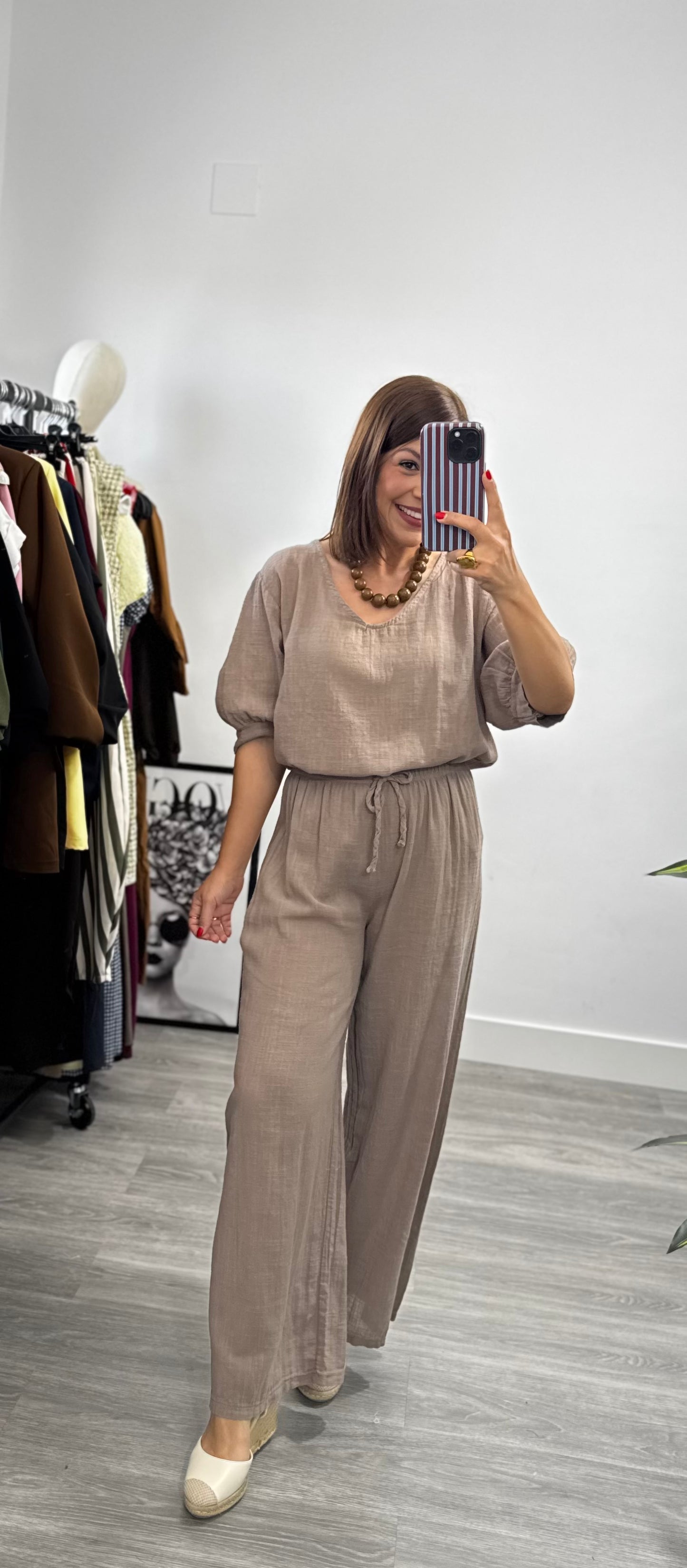 Pantalón Taupe