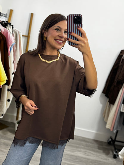 Camiseta Encaje