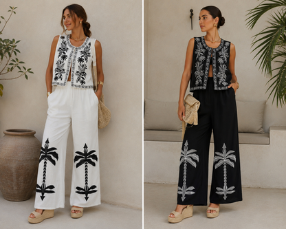 Conjunto Ibiza con chaleco y pantalón