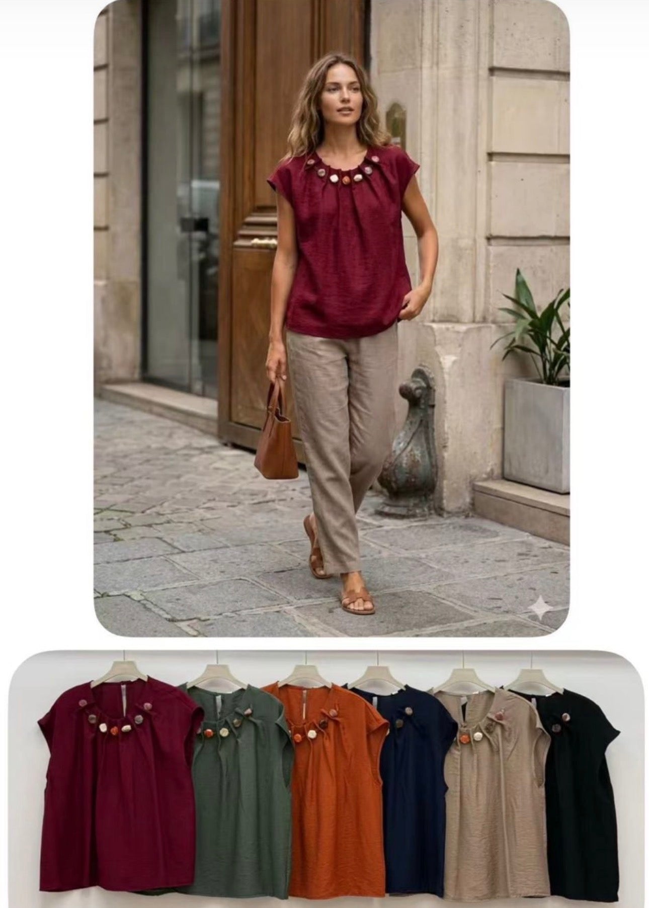 Camiseta con Pedrería