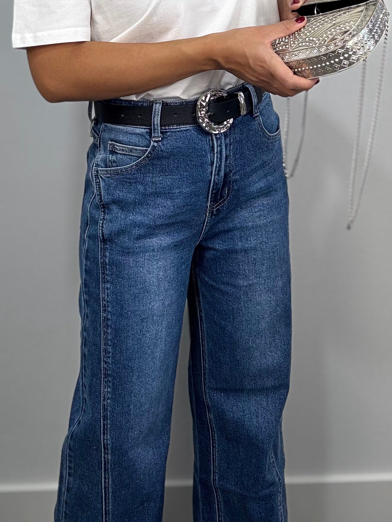 Pantalón Vaquero Costura