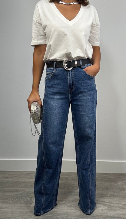 Pantalón Vaquero Costura