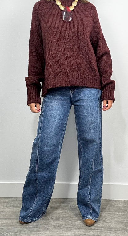 Pantalón Vaquero Costura