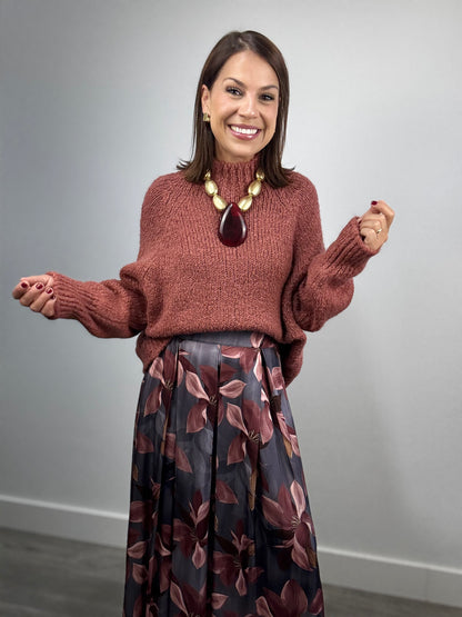 Falda Estampada de Flores