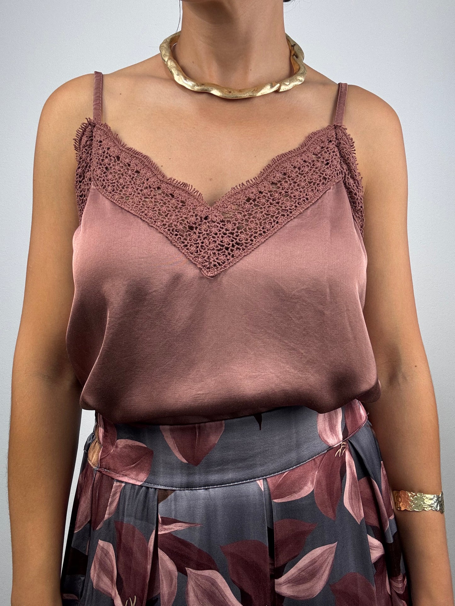 Top Lencero Satinado