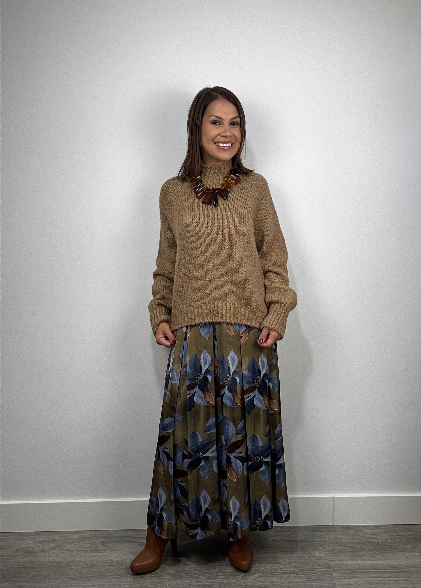 Falda Estampada de Flores