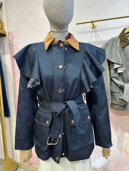 Chaqueta Diva volantes