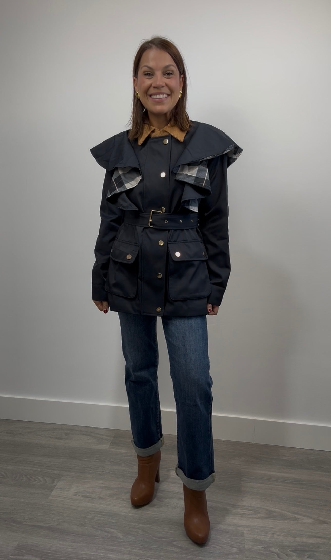 Chaqueta Diva volantes