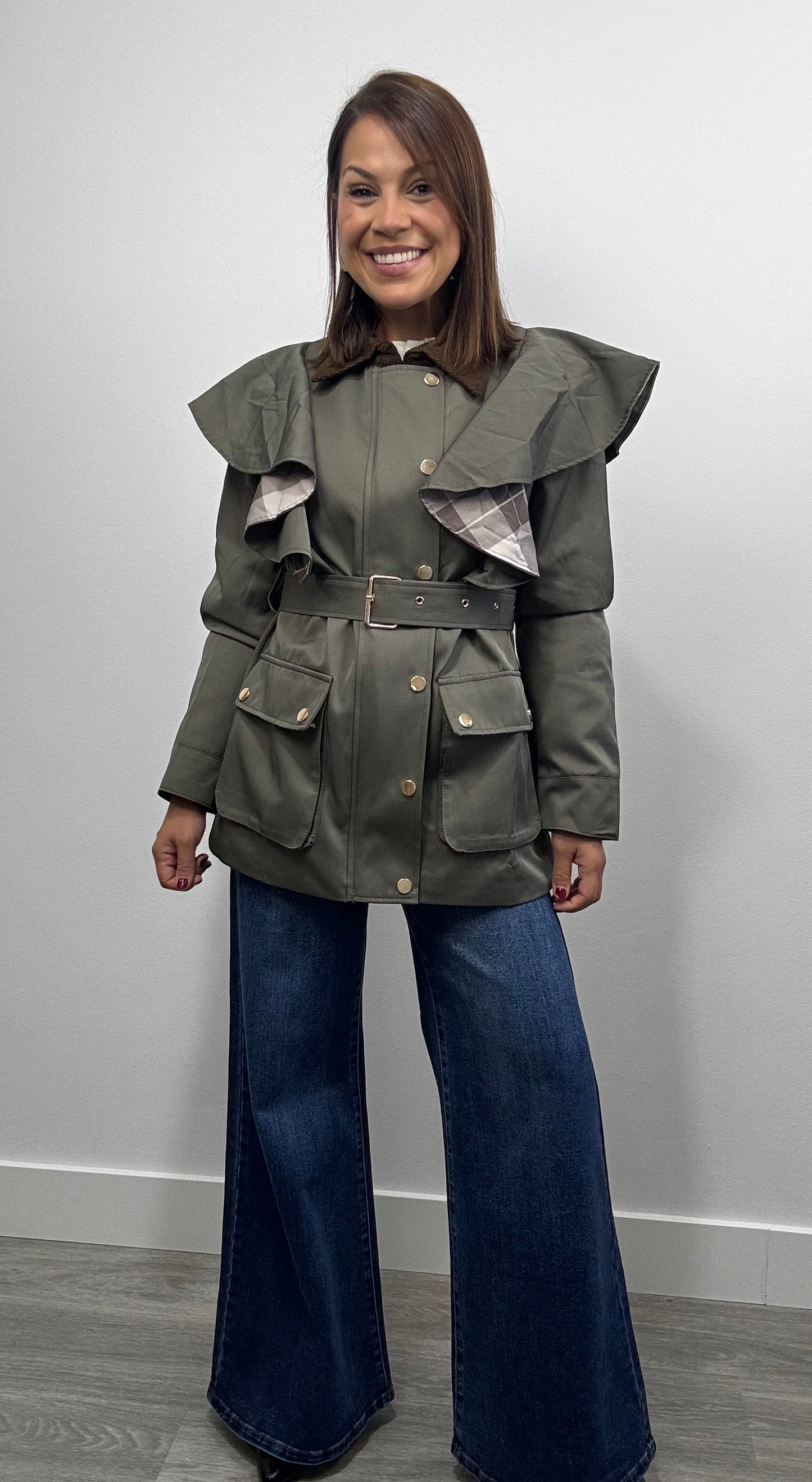 Chaqueta Diva volantes