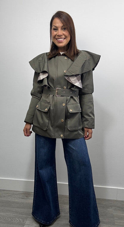 Chaqueta Diva volantes