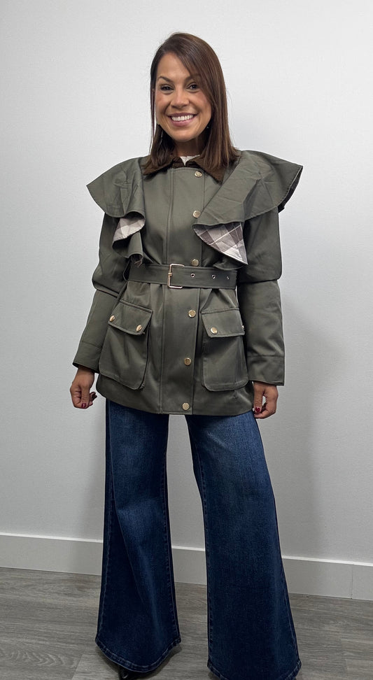 Chaqueta Diva volantes