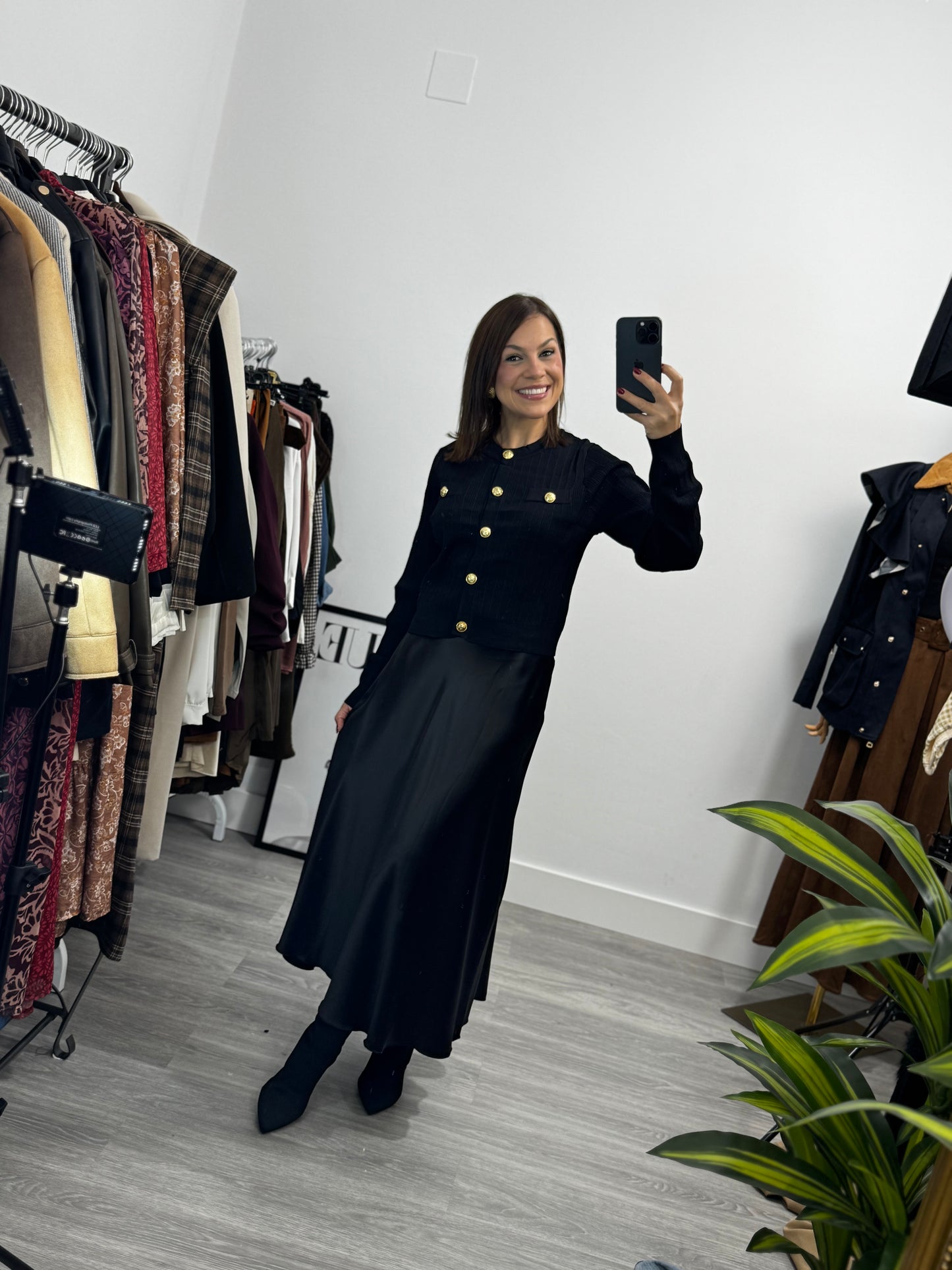 Cárdigan Botones Dorados