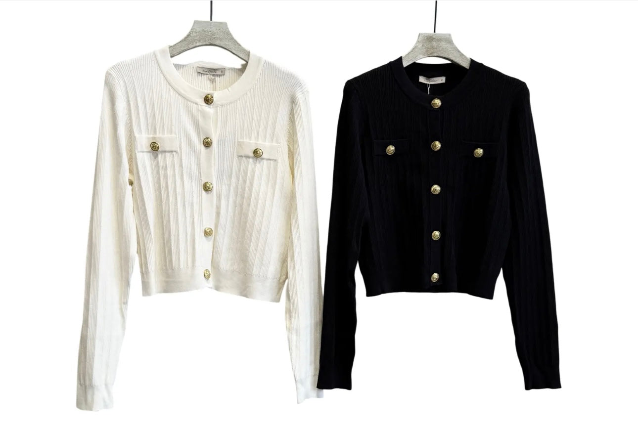 Cárdigan Botones Dorados