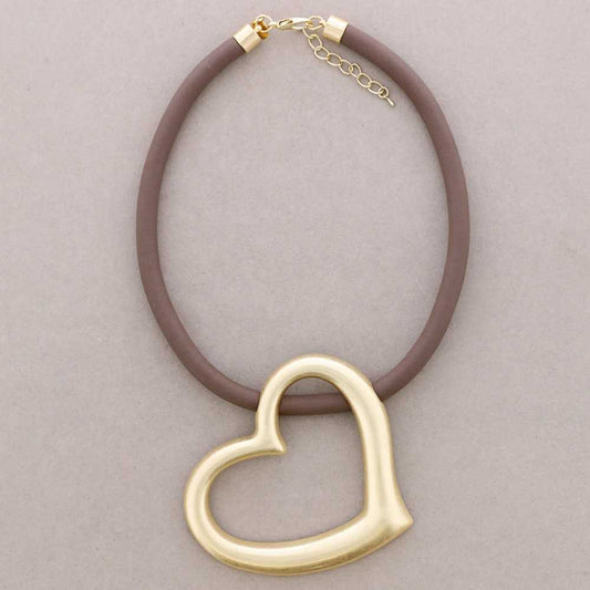 Gargantilla CORAZÓN metal